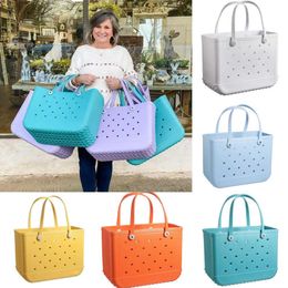 Nieuwe Eva Beach Tas Grote capaciteit Takken opslag Portable Basket Wallets Designer Woman Travel Handtassen 230203 230A