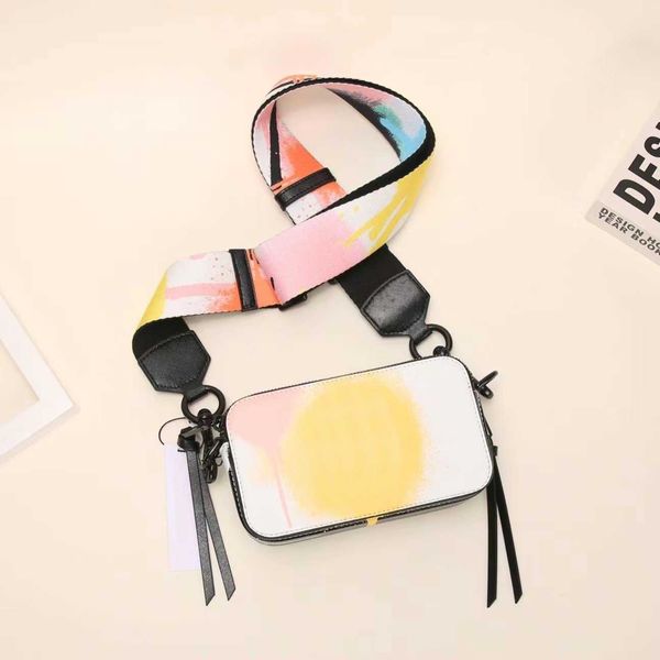 NUEVOS bolsos de noche Rainbow marc Camera Bag mujer Bolsos cruzados de alta calidad Bolso de diseñador cuadrado Moda Versátil monedero bolso carta billetera 230318