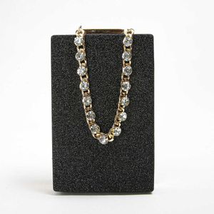 Nieuw avondflitsmateriaal Bankettas Water Diamanten armband Handtas Crossbody Kleine vierkante tas Celebrity Bankettas Agent 240222 240222