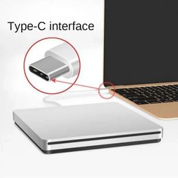 Nueva unidad de quemador de DVD externa USB 3.0/Type-C Optical Drive Slim Slot-In CD/DVD +/- RW Burner Player USB C Superdrive para Mac/WindowsType-C Optical Drive