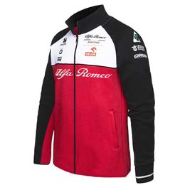 Nieuw F-racepak Alfa Romeo Teamjasje Trui Heren herfst- en winterverdikte kleding Kimi
