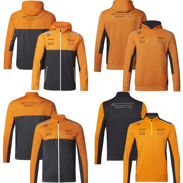 Nouvelle veste à capuche à fermeture éclair de l'équipe F1 2023 pour hommes, pilote de Formule 1, sweat-shirt à capuche pour les fans de printemps et d'automne, vêtements de sport à la mode