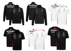 nieuw f1 Formule 1 race-hoodie zomerpolopak met korte mouwen, aangepast met dezelfde stijl 4HH1