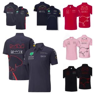 T-shirt à revers F1 formule 1, Polo d'équipe respirant d'été, nouvelle collection