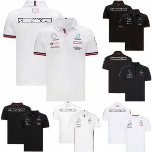Nouveaux Polos F1 Formule 1 T-shirts de course Team Revers à manches courtes Fans de voiture T-shirt surdimensionné Été Respirant Motocross Jerse329u