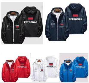 Nouveau Salopette de course F1 automne et hiver veste F1 vêtements chauds en coton