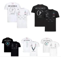 T-shirt à manches courtes de course F1, polo à col rond de l'équipe d'été, même style, personnalisé