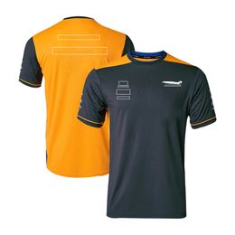 Nouveau T-shirt de T-shirt Formule 1 Fans de sports extrêmes Vêtements respirants supérieurs surdimensionnés à manches courtes et à manches courtes JUSC