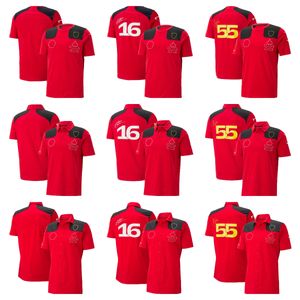 Nouveau T-shirts de l'équipe F1 polos de formule 1 chemises de grande taille