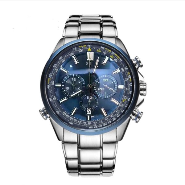 Nouveau design montre 2022 mode montre de luxe homme course montre-bracelet japon mouvement à quartz hommes designer sport montres bracelet en acier inoxydable chronographe