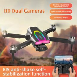 Nouveau drone F199 RC : caméra HD avec cardan EIS, puissance sans balais, évitement intelligent d'obstacles, WiFi FPV, lumières LED colorées – Parfait pour les cadeaux du Nouvel An, jouets