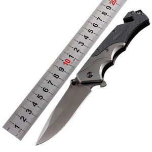 Nouveau couteau pliant FA49 440c Blade enduit de titane gris noir g10 manteau de survie