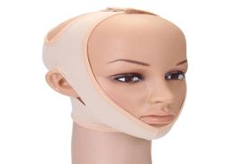 Nieuw gezicht V Shaper Facial Slimming Bandage Relaxatie Lift omhoog Riemriem Verminder Dubbele kin Cheek Face Mask Duning Banden Massage8730470