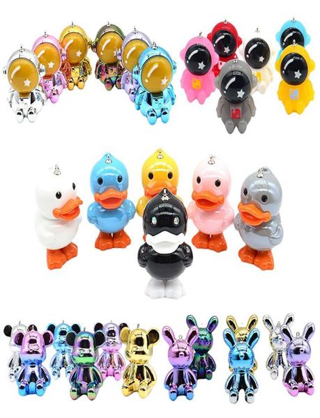 Nouveau lapin sans visage Fashion Blind Box Doll Dolon Keyring Keychain Cartoon astronaute Key Chain Accessoires PVC Figures d'action à 7001211