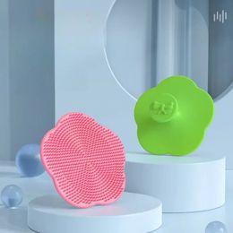 new Facial Cleansing Brush Silicone Brush for Face Exfoliating Facial Cleanser Massage Brush Face Wash Foam Scrub Women Beauty Tool Facial