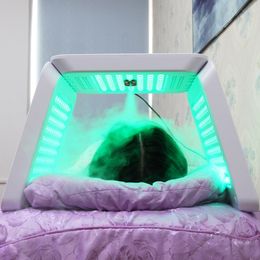 LED rajeunissement de la peau vapeur faciale nano brouillard spray infrarouge PDT 7 couleurs thérapie par la lumière LED machine de beauté pour utilisation en salon