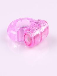 Nouvelle usine 2016 Butfly Ring Silicon Vibrant Cock Ring Pinis Anneaux Cockring Adult Sex Toys7531100