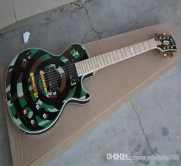 nueva tienda personalizada de fábrica Zakk Wylde Bullseye Emg Pickups LP Electric Guitar entero en stock4383234