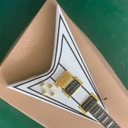 Nova guitarra elétrica personalizada de fábrica, Randy Rhoads V Flying, White Hot Sale