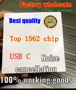 Nouvelle usine en gros de Wire sans fil TWS Pro2 Top 1562 Chip Quality Noise Annuling In-auriculaire Bluetooth Heorphones Téléphones Téléphones ANC Charges sans fil Gaming