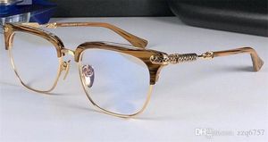 Nouvelle mode lunettes chrom-h lunettes VERTI hommes conception de monture d'oeil peut faire des lunettes de prescription monture vintage steampunk style267q