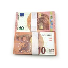 Nova festa de notas de dinheiro falso 10 20 50 100 200 dólares americanos euros realista brinquedo barra adereços copyb7ppxzhy