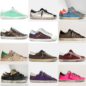New Fall 2022 Sneakers Superstar Do Old Dirty Sports Shoes GoldenFashion Hombres Mujeres Super Star Casual Shoes White Leather Flat Shoe Quality Luxury