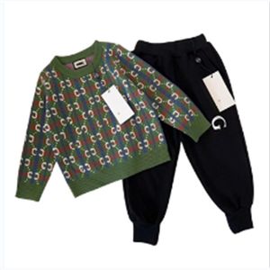 Nouveau automne/hiver designer enfants cousu fermeture éclair clip alphabet vêtements de sport de haute qualité vêtements pour enfants taille 90 cm-150 cm A17