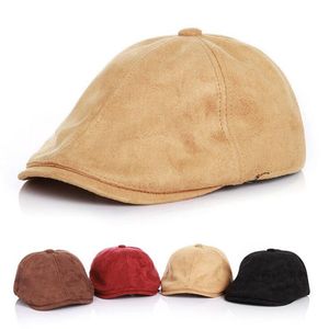 Herfst winter kinderen solide baret hoed voor kleine 4 kleuren wol baret voor kinderen kinderen winter warme hoed cap 6 stks