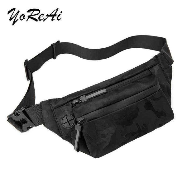 Nuevo Fanny Pack Banana Bag Riñoneras Travle Mujeres Hip Bag Hip Bum Pocket Para Chica Hombre Playa Senderismo sling Pecho Día Mochila J220705