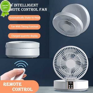 Nouveaux ventilateurs avec télécommande 2023 Portable rechargeable plafond Usb électrique ventilateur pliant veilleuse refroidisseur d'air maison-appareil domestique