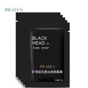 Pilaten-mascarilla Facial negra para el cuidado de la cara, eliminador de espinillas y acné, minerales, limpiador de poros, tira para cabeza negra, maquiagem