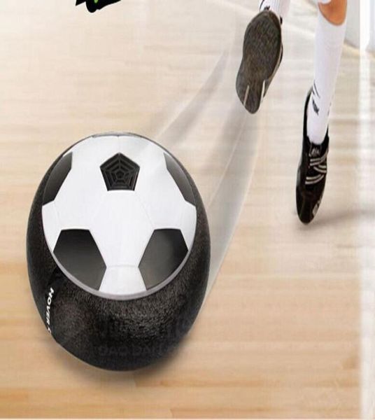 Nueva Moda 1 Unids Divertida Luz LED Intermitente Llegada Air Power Balón de Fútbol Disco de Fútbol Interior Juguete Multisuperficie Flotando Y Glidin1918313