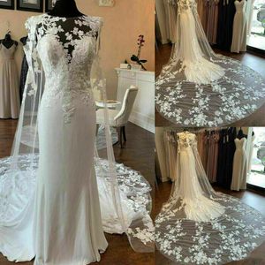 Nouvelle mode 3D Applique à la main fleur robe de bal robe de mariée perles haut Sexy creux avec Wrap robe de mariée