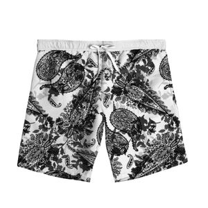 Nouvelle mode impression 3D Paisley Bandana femme hommes été plage shorts amples pantalons décontractés Polyester grande taille S-7XL 004