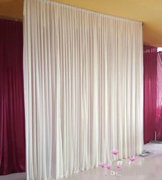 Nueva moda 3m3m telón de fondo para fiesta cortina festival celebración boda escenario rendimiento fondo cortina cortina pared valane bac6559460