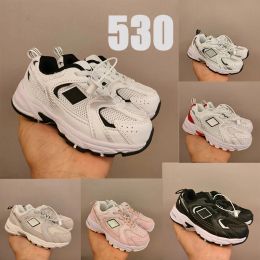 New Fashion 530 Kids Boot Casual Shoes Trainers Noir blanc métallique ivoire bleu moonbeam salit de mer