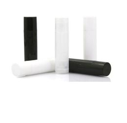 Nueva moda 5 ml cosmético vacío Chapstick brillo de labios lápiz labial bálsamo tubo contenedor con tapas al por mayor LX3030 ZZ