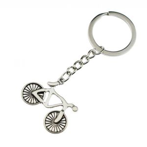 Nouvelle mode Antique argent métal vélo porte-clés porte-clés porte-clés anneau porte-clés femmes hommes Punk cyclisme équitation bijoux 848
