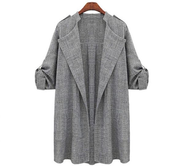 NUEVA MODA Autumn Spring Women Open Front Coat BoCe Cloak Chaquetas Overcoat Waterfall Cardigan Blusas5735570