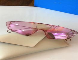 Nouvelles lunettes de soleil Avantgarde Fashion Fenty Special Cat Eye Cate Protection Square Goggles Connection Lens Top Quality5503060