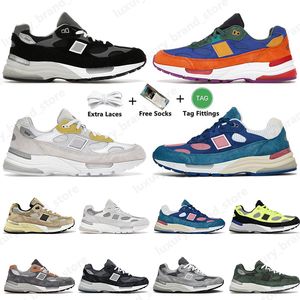 Nieuwe mode B992 992 Running schoenen BB992 Skate Zwart grijs Suede tropische paperboy gefrituurd ei jjjjound groene multi-color mannen dames sport lage platform sneakers