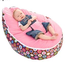 Sac de haricots pour bébé, chaise, lit de couchage pour bébé, avec harnais, portable, multicolore, remplissage de canapé pour enfants, non inclus, nouvelle mode