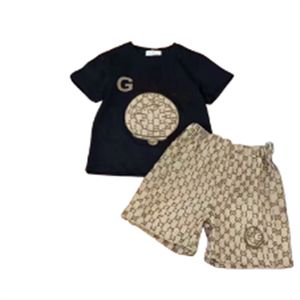 Nouvelle mode bébé Wear Wear Boys Casual Wear Two-once pour enfants pour enfants Outdoor Children's Wear T-shirt imprimé + shorts Set Taille 90cm-160cm A3