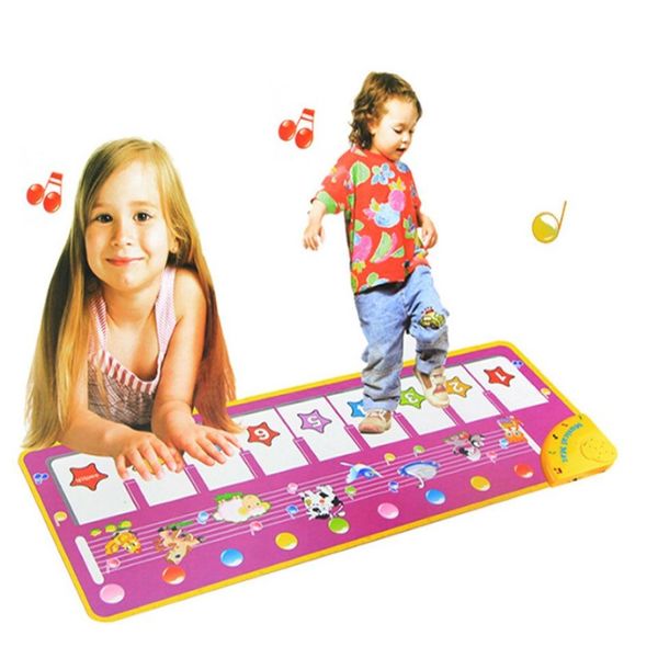 Nouvelle mode bébé tactile play clavier musical toys music tapis mat couverture d'outil d'éducation précoce toys deux version apprentissage toys2717