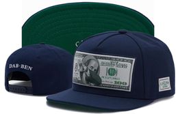 Nouvelle mode bleu Doar papier argent fils Snapbacks hommes femmes casquettes chapeaux Hip Hop réglable Snapback casquette de base Hat4286089