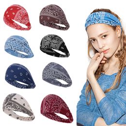 Nieuwe mode Bohemia Hair Bands Dames Girls Hoofdbanden Vintage Ladies Bandage Tulband Hoofdkleding Bandanas Haaraccessoires