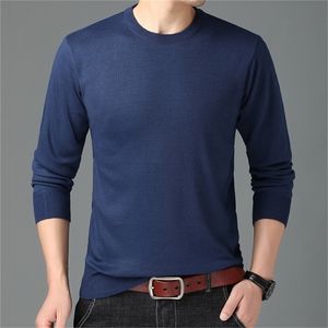 Marca de moda Autum Korean Mens Casual Pullover Winter Knit Sweaters Crew Neck Jumper Hombres Ropa de calidad 201126