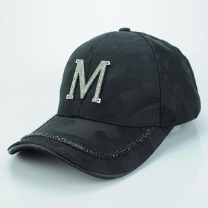 Nouvelle casquette à la mode, chapeau de protection solaire polyvalent, lettres M, chapeaux de soleil d'extérieur étrangers pour hommes et femmes, casquettes de baseball d'été