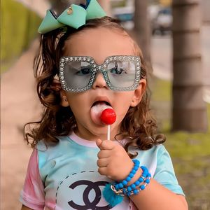Lunettes de soleil scintillantes pour enfants, nouvelle mode, pour garçons et filles, produit tendance de haute qualité, lunettes de plage pour bébé, oculos de fête uv40